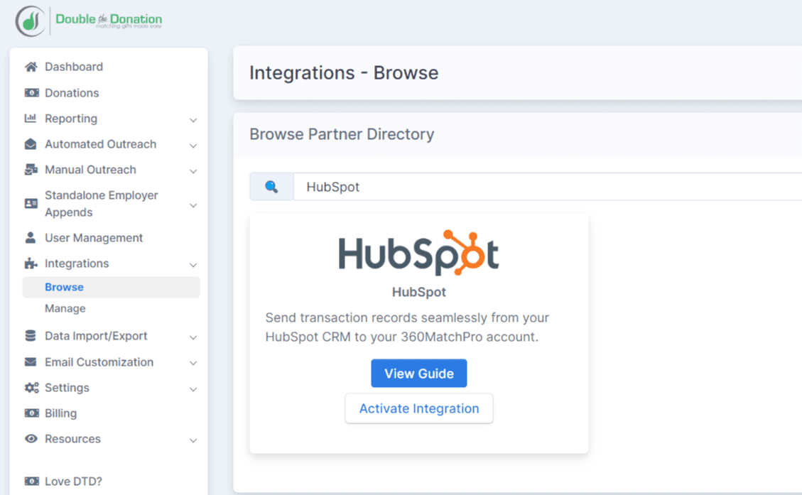 HubSpot CRM Integration Image