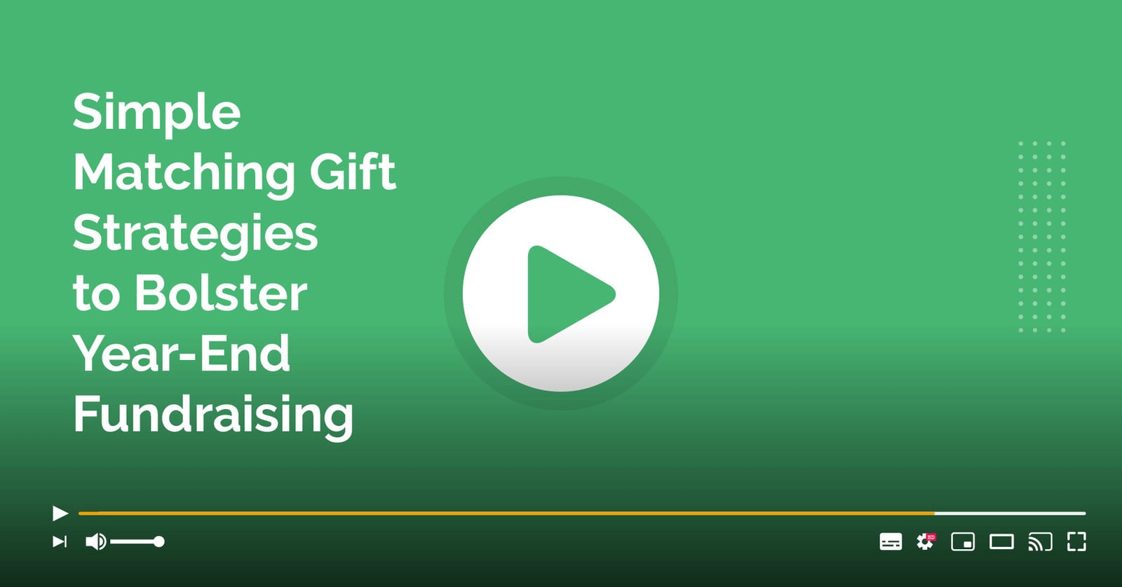 Simple Matching Gift Strategies to Bolster Year-End Fundraising